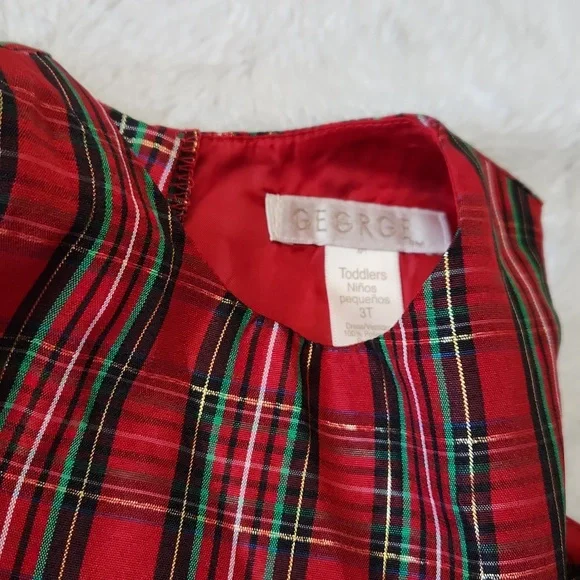 Girls George Plaid Dress - Picture 4 of 5